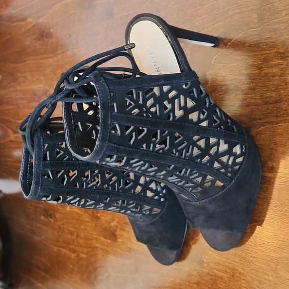 GIANNI BINI Silvie Black Size 8 (very gently worn) - Picture 2 of 3